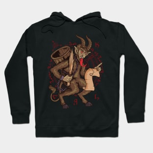 Krampus Christmas Naughty List Hoodie